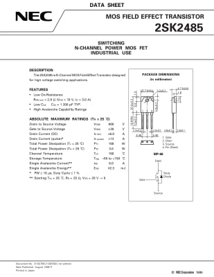 2SK2485 TO-3P