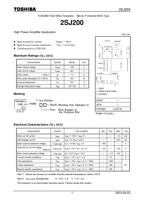 2SJ200 TO-3P