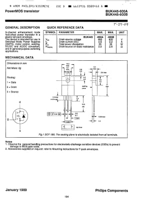 BUK445-600B TO-220F