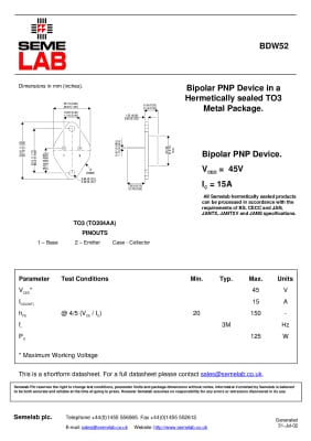 BDW52C