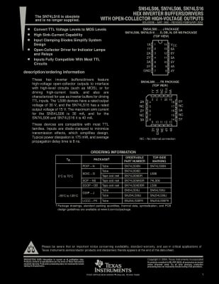 SN74LS06 DIP-14