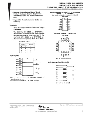 SN74LS08P DIP-14