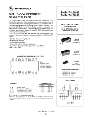 SN74LS155J DIP-16