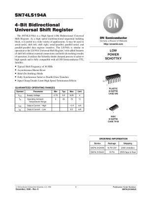 SN74LS194P DIP-16