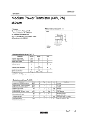 2SD2391Q MPT3