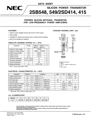 2SD415 TO-126