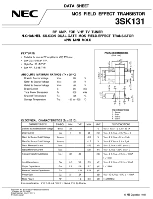 3SK131 SOT-143R