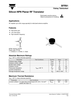 BFR91A SOT-37