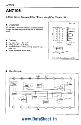 AN7108 DIP-16