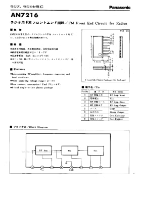 AN7216 SIP-8