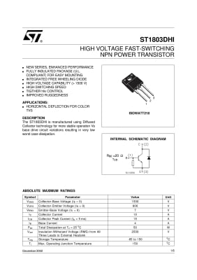 MD1803DFX TO-3PF