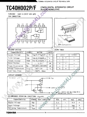 TC40H002P DIP-14