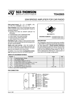 TDA2005R SQL-11