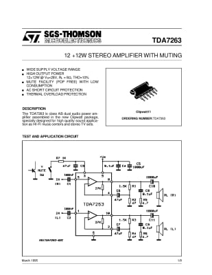 TDA7263M SIP-11