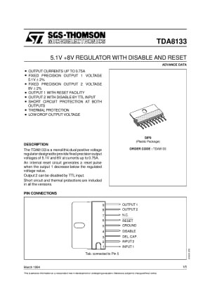 TDA8133 SIP-9