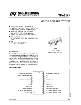 TDA8213 DIP-20