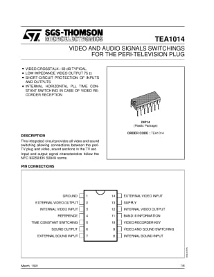 TEA1014 DIP-14