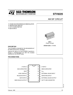 STV8225 DIP-14