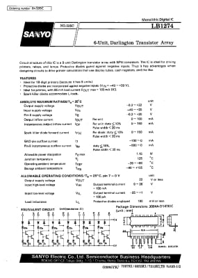 LB1274 DIP-14