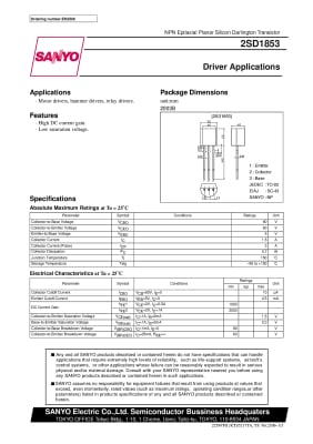 2SD1853 TO-92