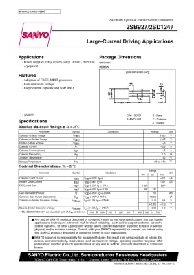 2SD1247 TO-92M