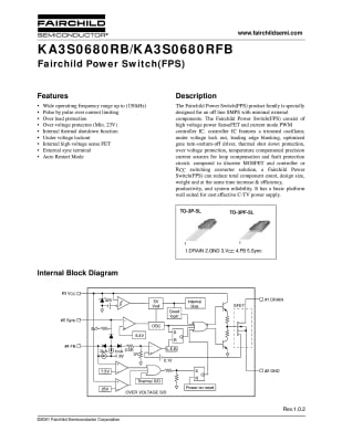 KA3S0680RF TO-3PF-5