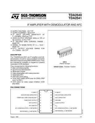 TDA2541 DIP-16