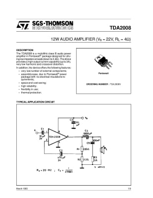 TDA2008 TO-220-5