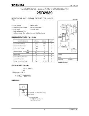 2SD2539