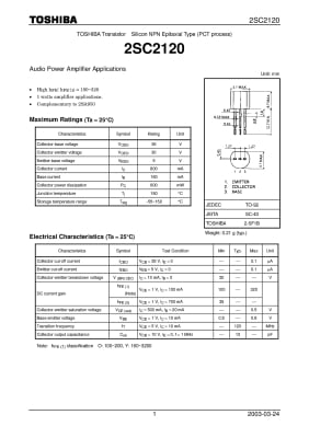 2SC2120 TO-92