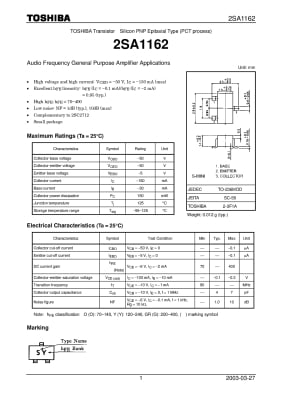 2SA1162 SOT-23