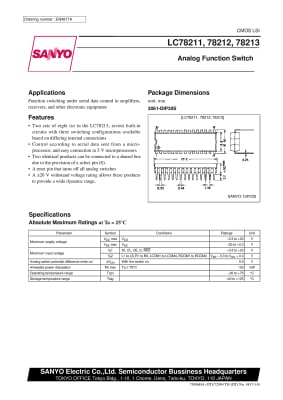 LC78212 SDIP-30