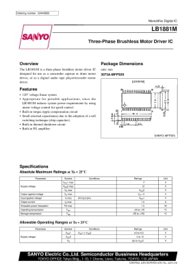 LB1881M  SOIC-30