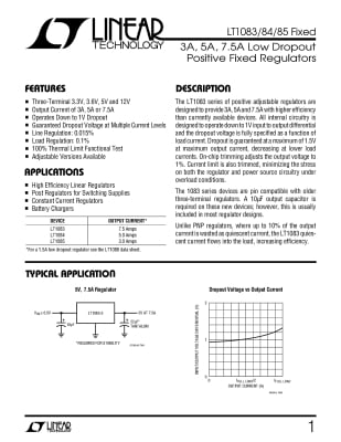 LT1085 5V TO-220