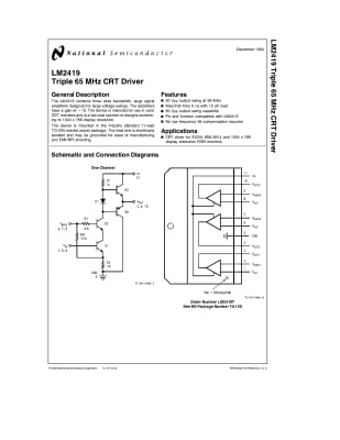 LM2419 SQL-11