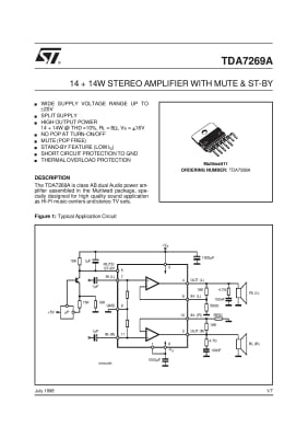 TDA7269A ZIP-11