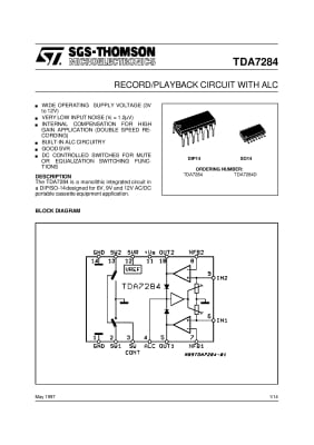 TDA7284 DIP-14