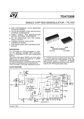 TDA7330A/B DIP-20