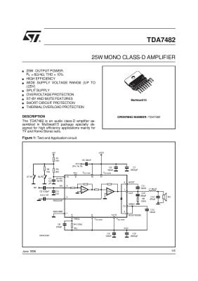 TDA7482 HZIP-15