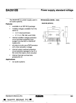 BA3910B SIP-12