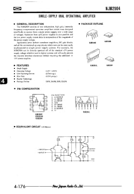 NJM2904D DIP-8