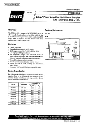 STK405-030 SIP14 OR