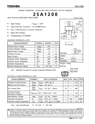 2SA1200 SOT-89