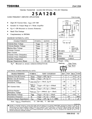 2SA1204 SOT-89