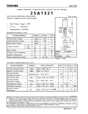 2SA1321 TO-92