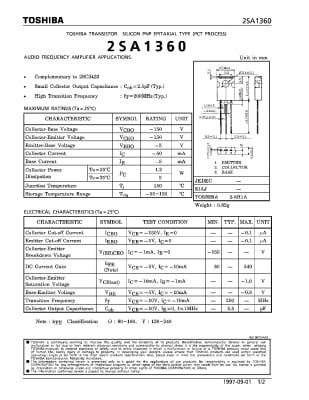 2SA1360 TO-126