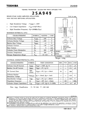 2SA949 TO-92