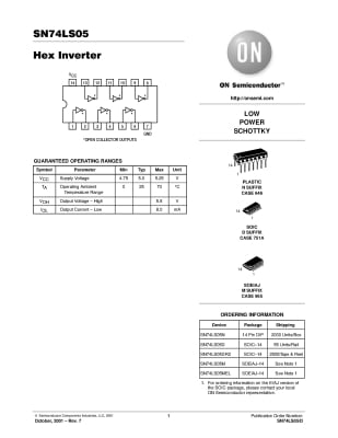 SN74LS05N DIP-14