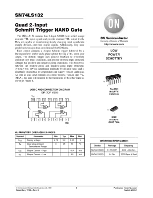 SN74LS132P DIP-14