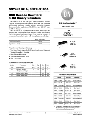 SN74LS161AN DIP-16